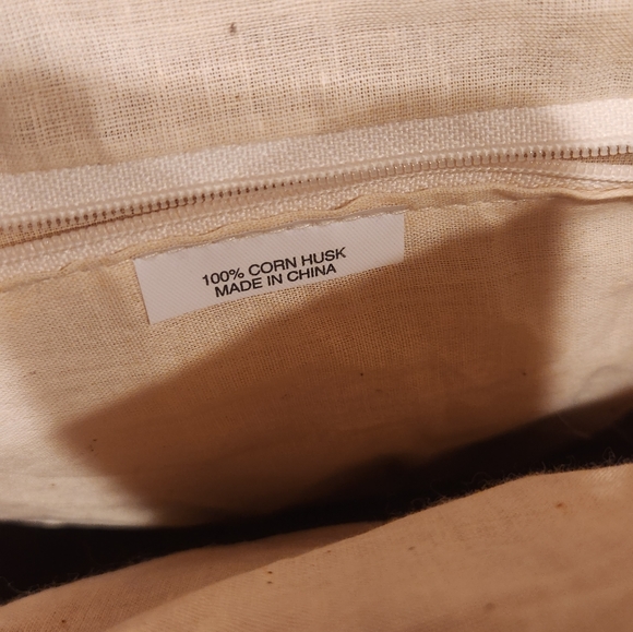 Corn Husk purse Or Small tote bag - Picture 3 of 6